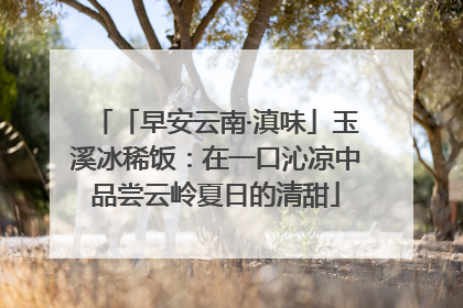「早安云南·滇味」玉溪冰稀饭：在一口沁凉中品尝云岭夏日的清甜