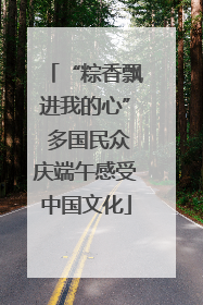 “粽香飘进我的心” 多国民众庆端午感受中国文化