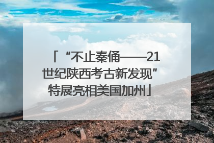 “不止秦俑——21世纪陕西考古新发现”特展亮相美国加州