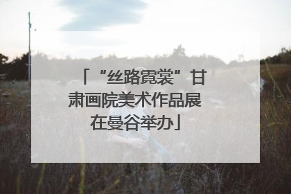 “丝路霓裳”甘肃画院美术作品展在曼谷举办