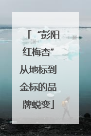 “彭阳红梅杏”从地标到金标的品牌蜕变