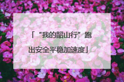 “我的韶山行”跑出安全平稳加速度