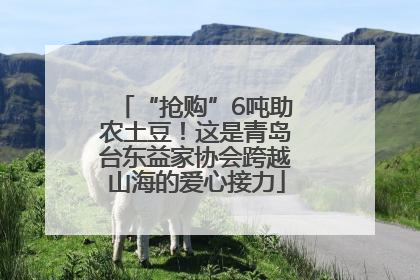 “抢购”6吨助农土豆！这是青岛台东益家协会跨越山海的爱心接力