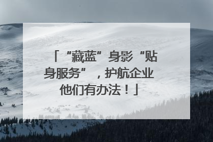 “藏蓝”身影“贴身服务”，护航企业他们有办法！