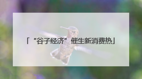 “谷子经济”催生新消费热
