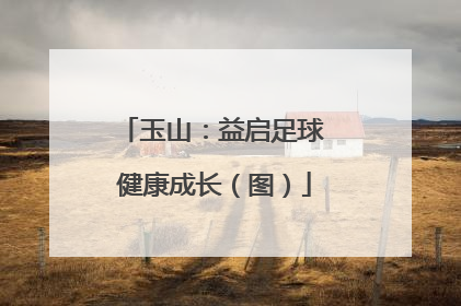 玉山：益启足球 健康成长（图）