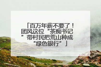 百万年薪不要了！团风这位“茶痴书记”带村民把荒山种成“绿色银行”