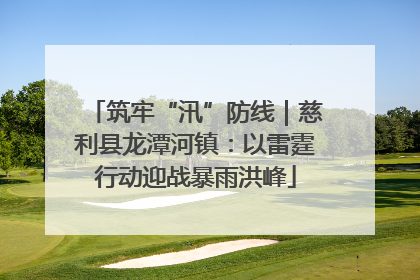 筑牢“汛”防线｜慈利县龙潭河镇：以雷霆行动迎战暴雨洪峰