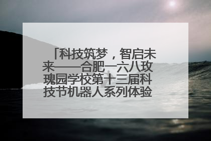 科技筑梦，智启未来——合肥一六八玫瑰园学校第十三届科技节机器人系列体验赛燃动校园