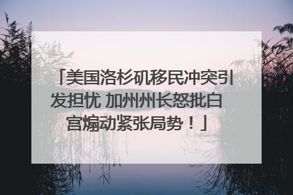 美国洛杉矶移民冲突引发担忧 加州州长怒批白宫煽动紧张局势！