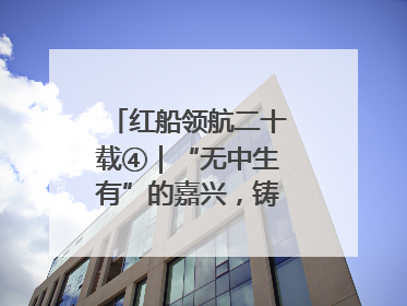 红船领航二十载④｜“无中生有”的嘉兴，铸就产业丰碑