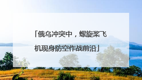 俄乌冲突中，螺旋桨飞机现身防空作战前沿