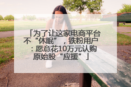 为了让这家电商平台不“休眠”，铁粉用户：愿意花10万元认购原始股“应援”