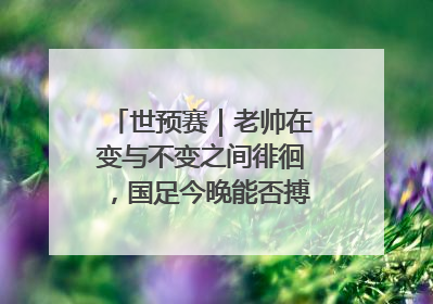 世预赛｜老帅在变与不变之间徘徊，国足今晚能否搏出生机？