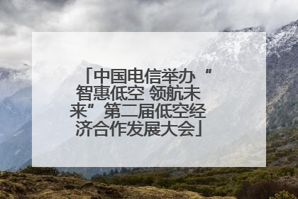 中国电信举办“智惠低空 领航未来”第二届低空经济合作发展大会