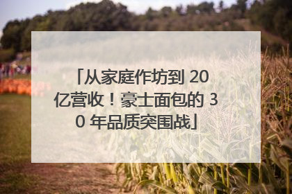 从家庭作坊到 20 亿营收！豪士面包的 30 年品质突围战