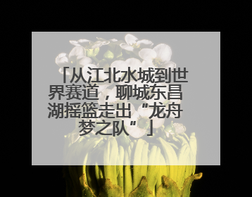 从江北水城到世界赛道，聊城东昌湖摇篮走出“龙舟梦之队”