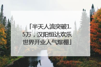 半天人流突破1.5万，汉阳恒达欢乐世界开业人气爆棚