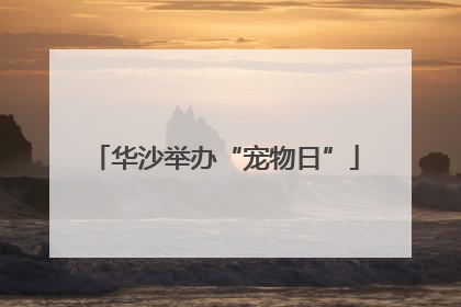 华沙举办“宠物日”