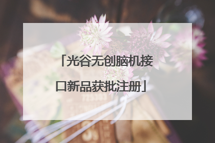 光谷无创脑机接口新品获批注册