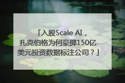 入股Scale AI，扎克伯格为何豪掷150亿美元投资数据标注公司？