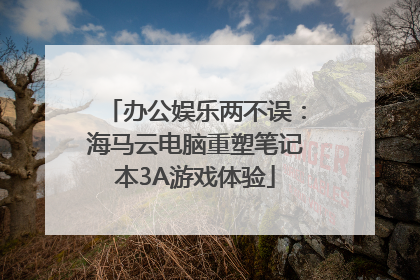 办公娱乐两不误：海马云电脑重塑笔记本3A游戏体验