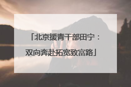 北京援青干部田宁：双向奔赴拓宽致富路