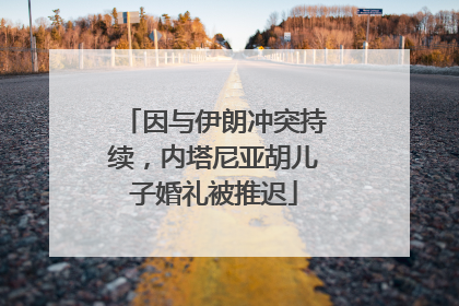因与伊朗冲突持续，内塔尼亚胡儿子婚礼被推迟