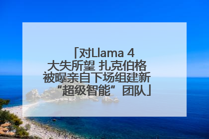 对Llama 4大失所望 扎克伯格被曝亲自下场组建新“超级智能”团队