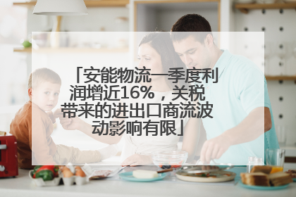 安能物流一季度利润增近16%，关税带来的进出口商流波动影响有限