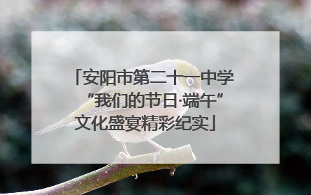 安阳市第二十一中学“我们的节日·端午”文化盛宴精彩纪实