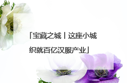 宝藏之城丨这座小城织就百亿汉服产业