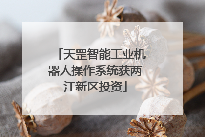 天罡智能工业机器人操作系统获两江新区投资