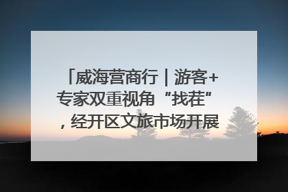 威海营商行｜游客+专家双重视角“找茬”，经开区文旅市场开展暑期前“体检”