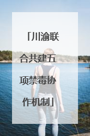川渝联合共建五项禁毒协作机制