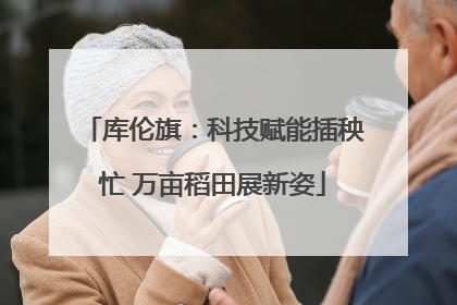 库伦旗：科技赋能插秧忙 万亩稻田展新姿
