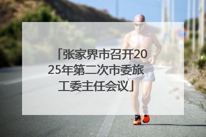 张家界市召开2025年第二次市委旅工委主任会议