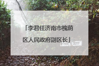 李君任济南市槐荫区人民政府副区长