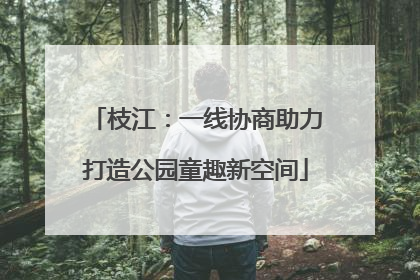 枝江：一线协商助力打造公园童趣新空间