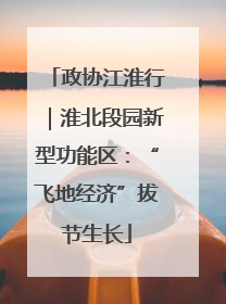 政协江淮行｜淮北段园新型功能区：“飞地经济”拔节生长