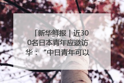 新华鲜报｜近300名日本青年应邀访华：“中日青年可以创造更好的未来”
