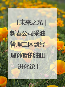 未来之光｜新春公司采油管理二区副经理孙哲的油田进化论