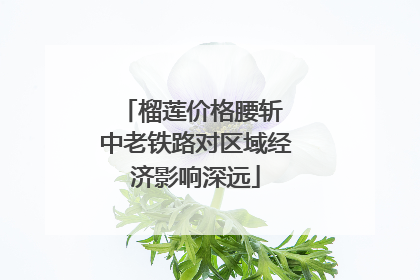 榴莲价格腰斩 中老铁路对区域经济影响深远
