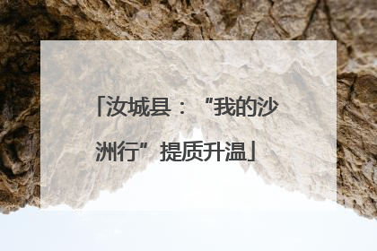 汝城县：“我的沙洲行”提质升温