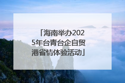 海南举办2025年台青台企自贸港省情体验活动