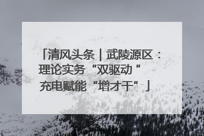清风头条｜武陵源区：理论实务“双驱动 ” 充电赋能“增才干”