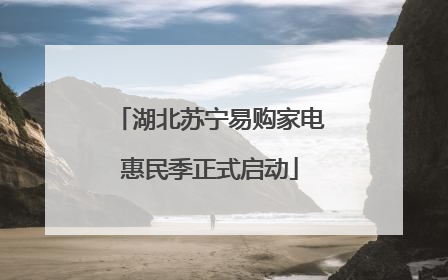 湖北苏宁易购家电惠民季正式启动