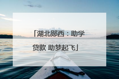 湖北郧西：助学贷款 助梦起飞
