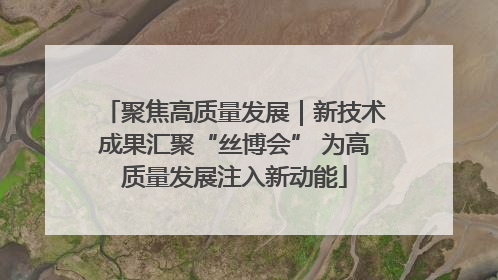 聚焦高质量发展｜新技术成果汇聚“丝博会” 为高质量发展注入新动能