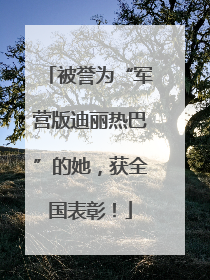 被誉为“军营版迪丽热巴”的她，获全国表彰！